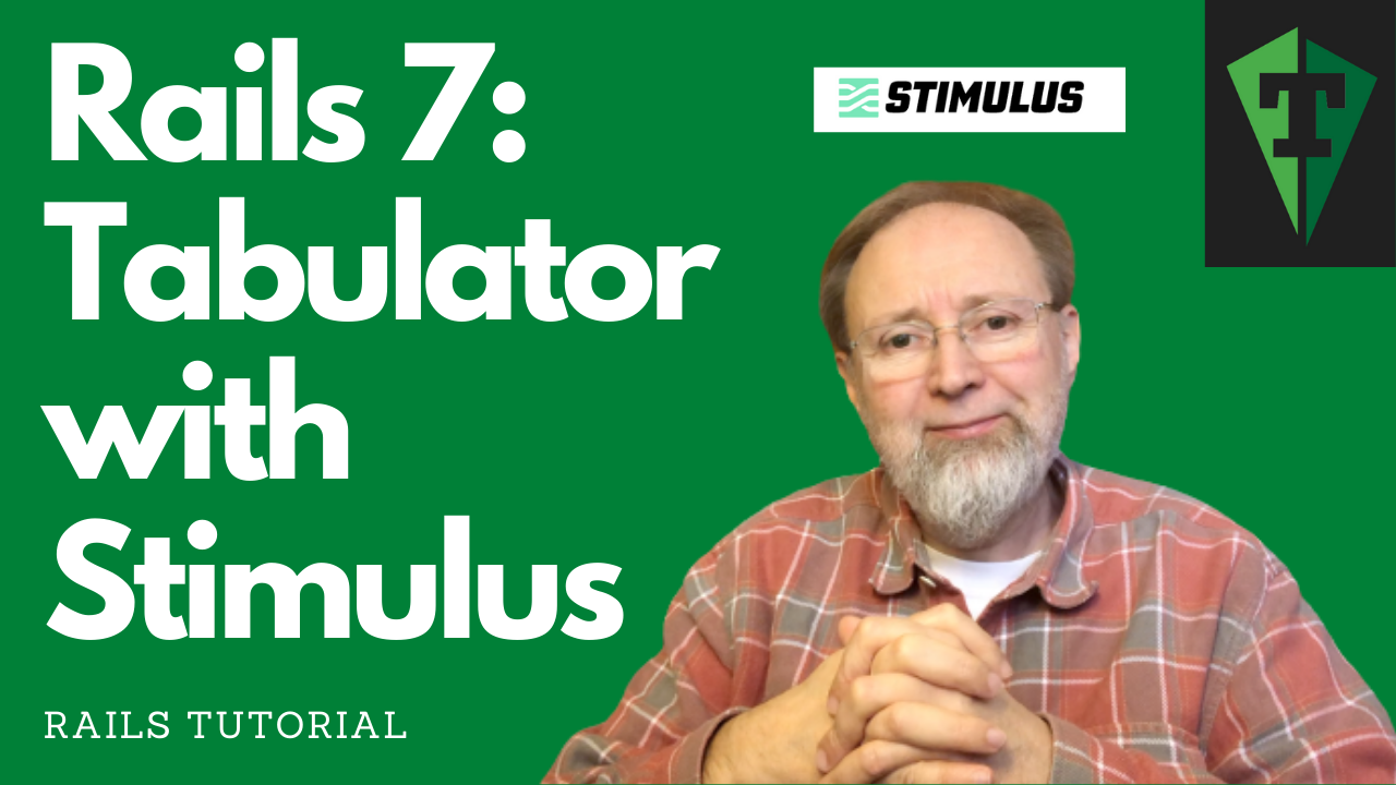 Rails 7 Tutorial: Using Tabulator with Stimulus